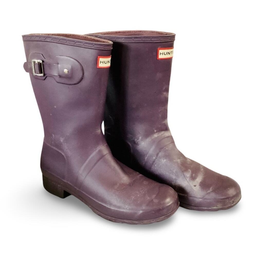 Hunter, Short Boots, purple